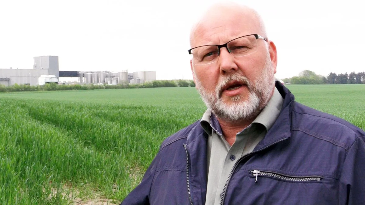 Bjarne Larsen er ærgerlig over, at Daka Refoods planer om et biogasanlæg på Sjælland er blevet sløjfet. Foto: Alexander Dornwirth.