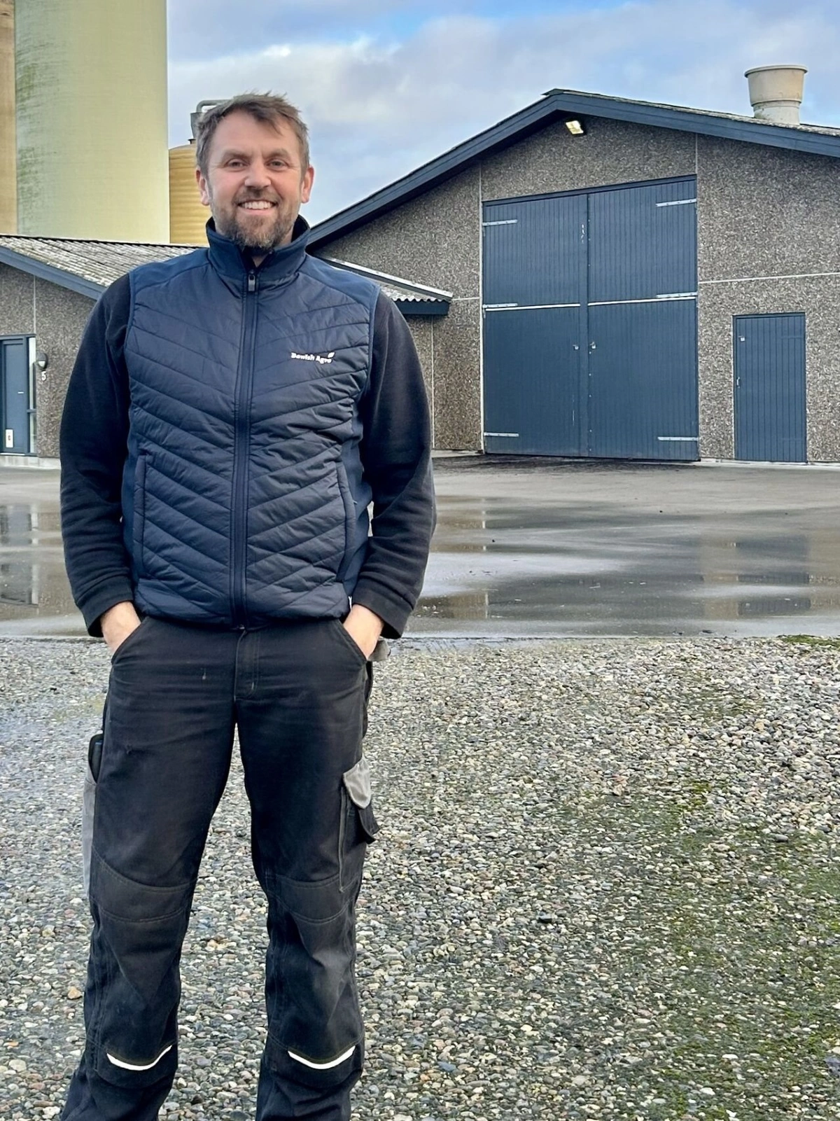 Danish Agro-formanden Hans Damgaard har købt to kyllingehuse ved Vejen, ligesom han har fået grønt lys til at bygge et tredje. Foto: Hans Damgaard