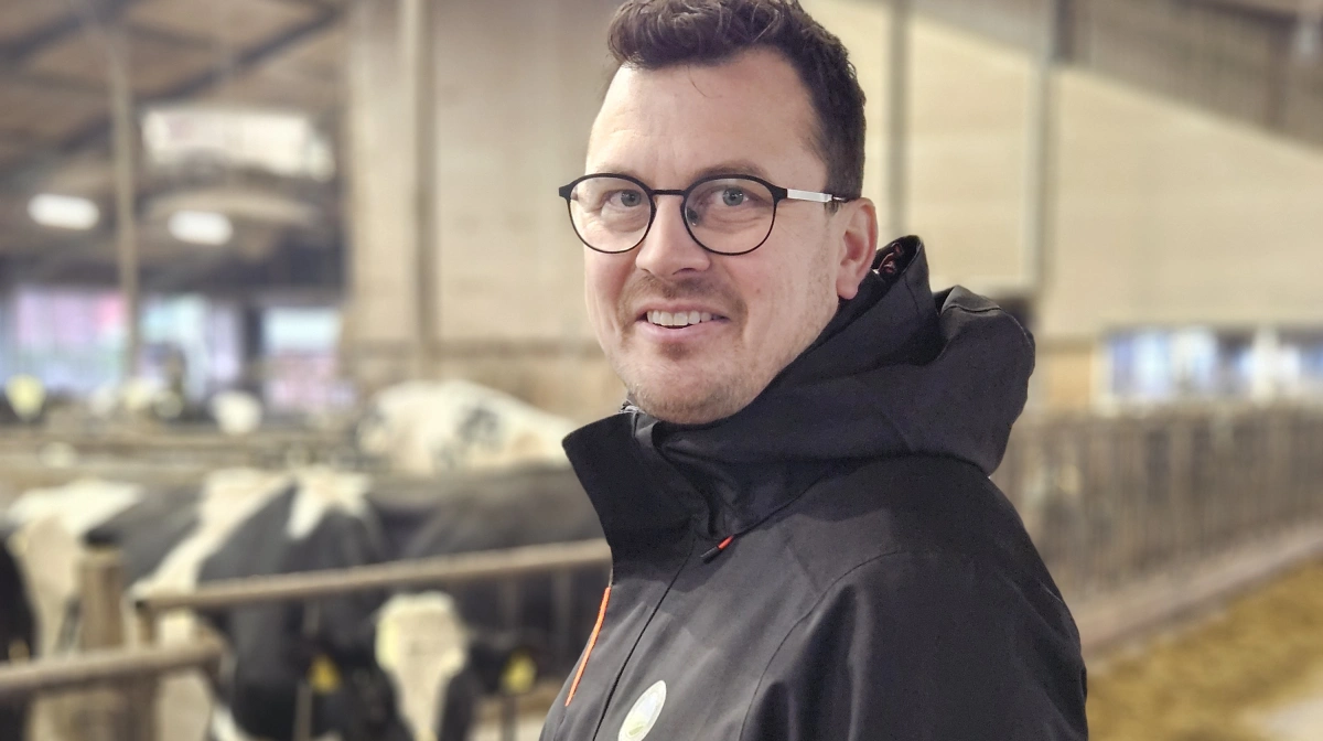 Formand for Landbrug & Fødevarer Sektor for Kvæg, Jesper Arnth giver, sammen med sektordirektør Ida Storm, en status på året, der er gået i dansk kvægbrug, og sætter fokus på branchens vigtigste muligheder og udfordringer. Arkivfoto: Henriette Lemvig