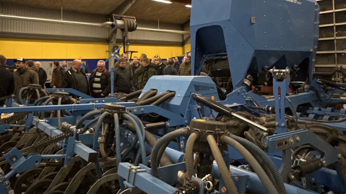 I maskinhallen var der undervejs en gennemgang af de mekaniske løsninger, der findes. Pressefoto