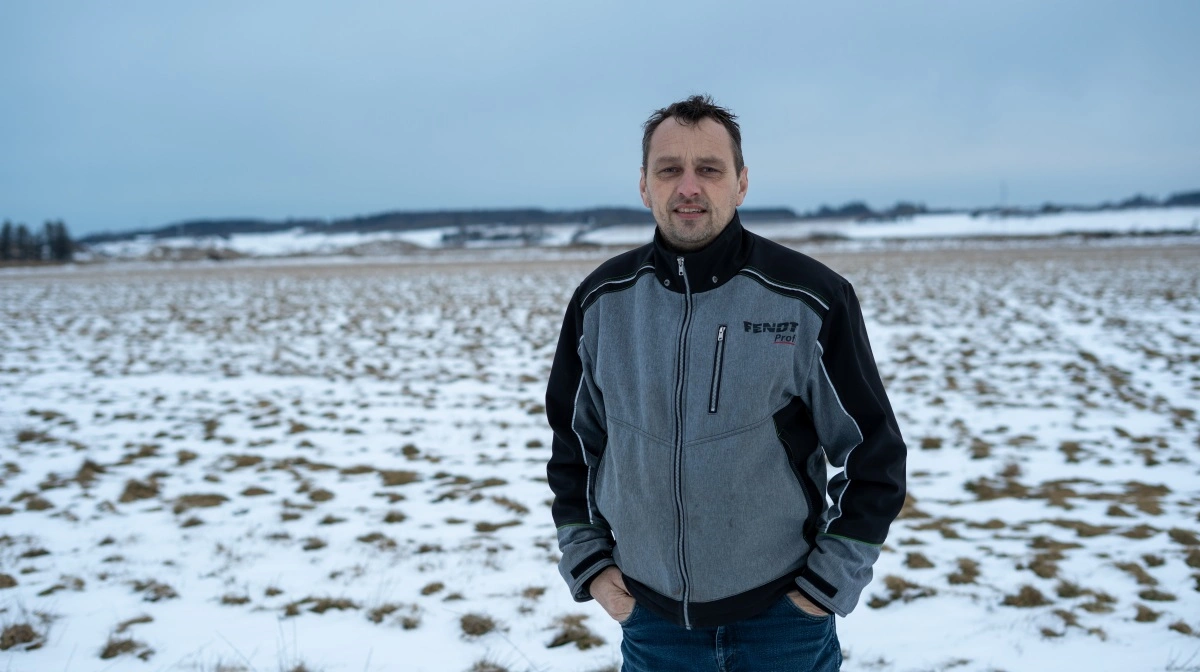 Hvis der ikke kan bygges en stald her, har Thomas Kristoffersen svært ved at se, hvor man overhovedet kan placere nye stalde i Danmark. Fotos: Alexander Dornwirth