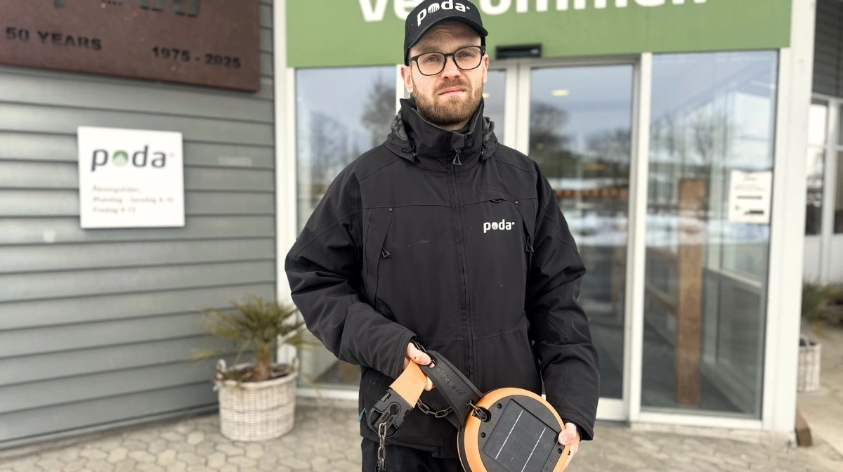 eShepherd gennemgår lige nu de sidste tilpasninger til det danske marked, inden Poda er klar til lanceringen. Her ses Morten Andreasen, som er produktspecialist hos Poda. Pressefotos