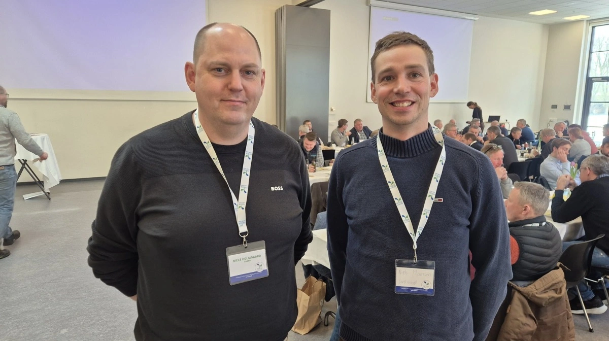 Landmand Niels Mamsen (th) og planteavlskonsulent Niels Holmgaard (tv) er nye medlemmer af FRDKs bestyrelse. Foto: Anne Kjærsgaard

