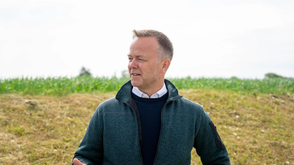 Adm. direktør i AgroGas, Peter Foged Larsen, er overrasket over, hvor meget anlægget hos Tage Lausten har fanget og destrueret siden opstarten.