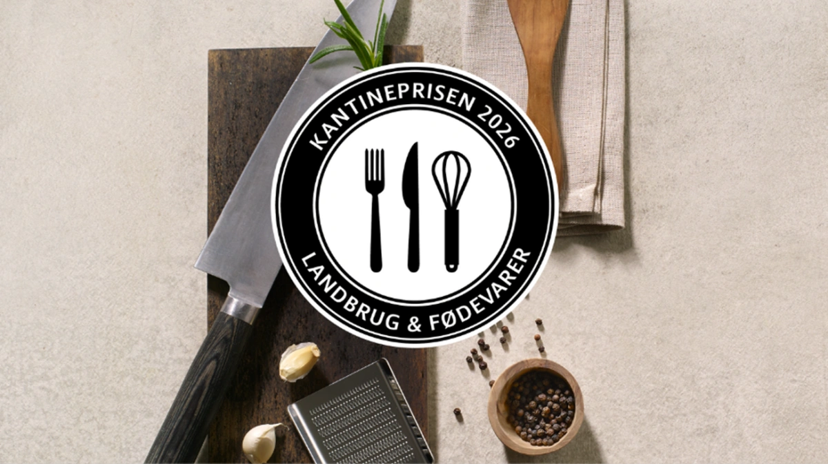 Indstillingen til Kantineprisen 2026 er åben. Foto: Landbrug & Fødevarer