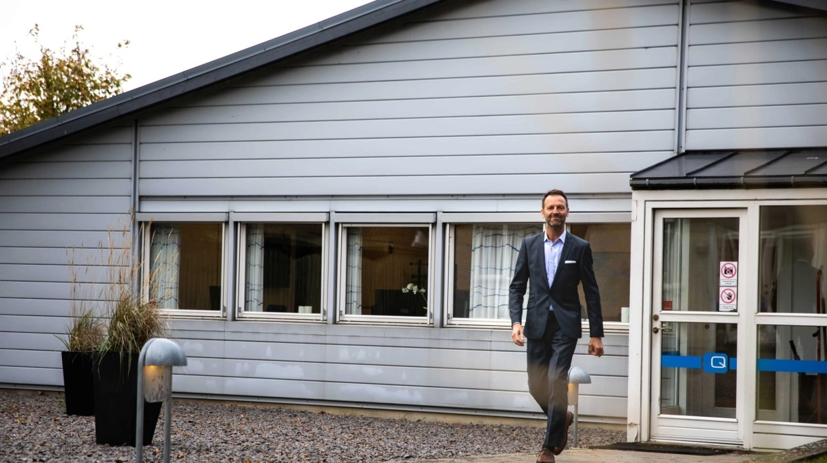 Den adm. direktør i Q-Interline A/S, Martin Roithner Henriksen , fratræder efter fire år, og bestyrelsen varsler ny topchef til næste vækstfase. Foto: Q-Interline