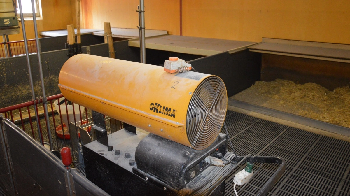 Klimastalden skal tørres godt ud før indsættelse. 