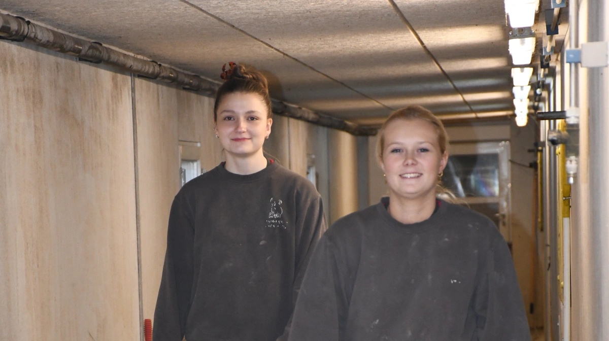 Viktoria Markova Nielsen (tv) og Amalie Hansen Koch. 