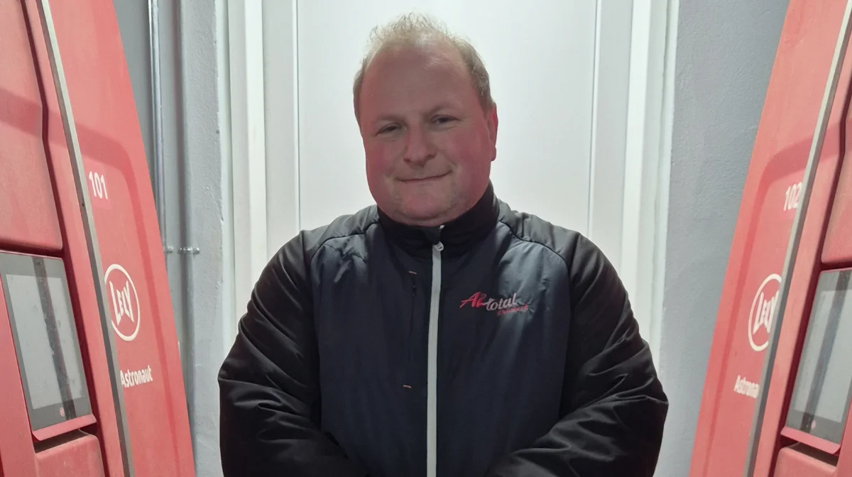 Kim Fagerlin, Midtjylland, tror igen på fremtiden som mælkeproducent. Fotos: Tenna Bang