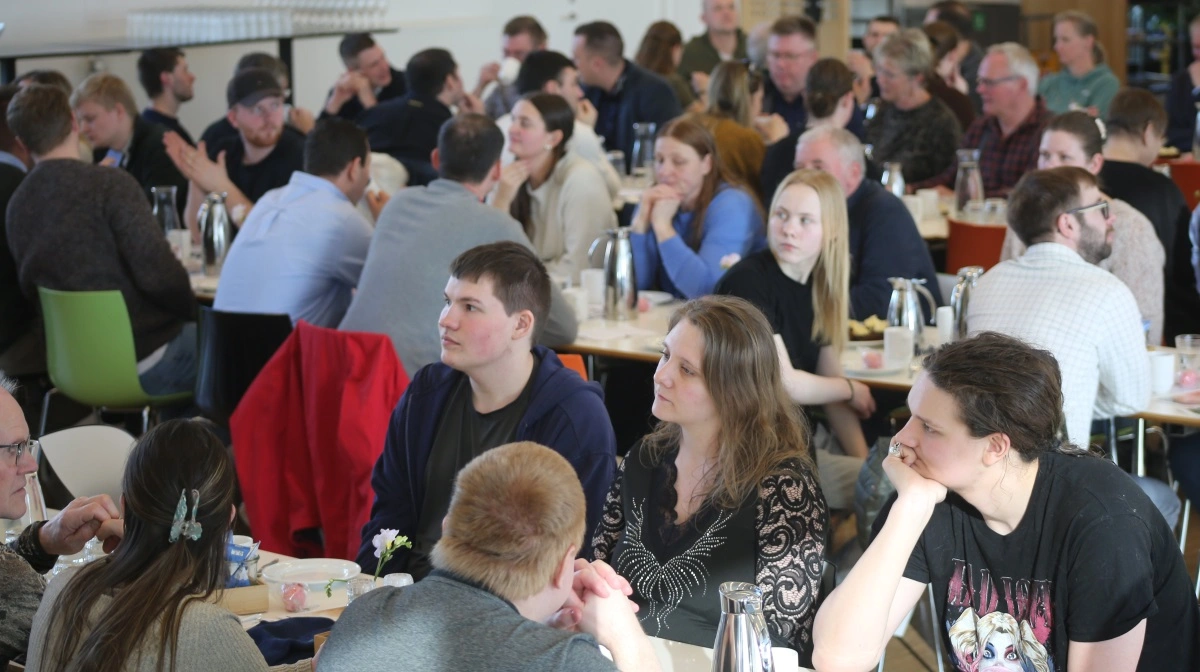 Over 200 deltog ved årsmødet for griseproducenter i VKST i tirsdags. PR-Foto