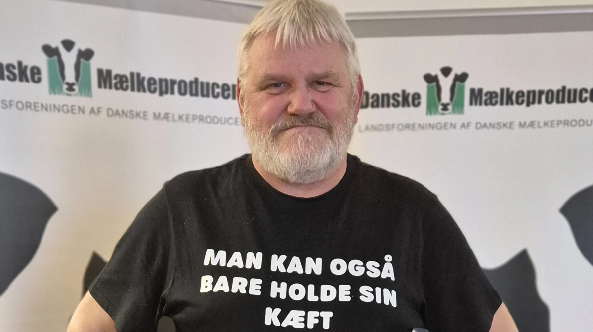 LDM-medlemmer sagde onsdag tak til foreningens mangeårige formand, Kjartan Poulsen, ved generalforsamlingen på Kimbrerkroen i Aars i Himmerland. Foto: Tenna Bang