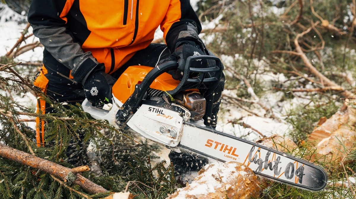 Stihl er klar med en ny motorsav. Foto: Stihl