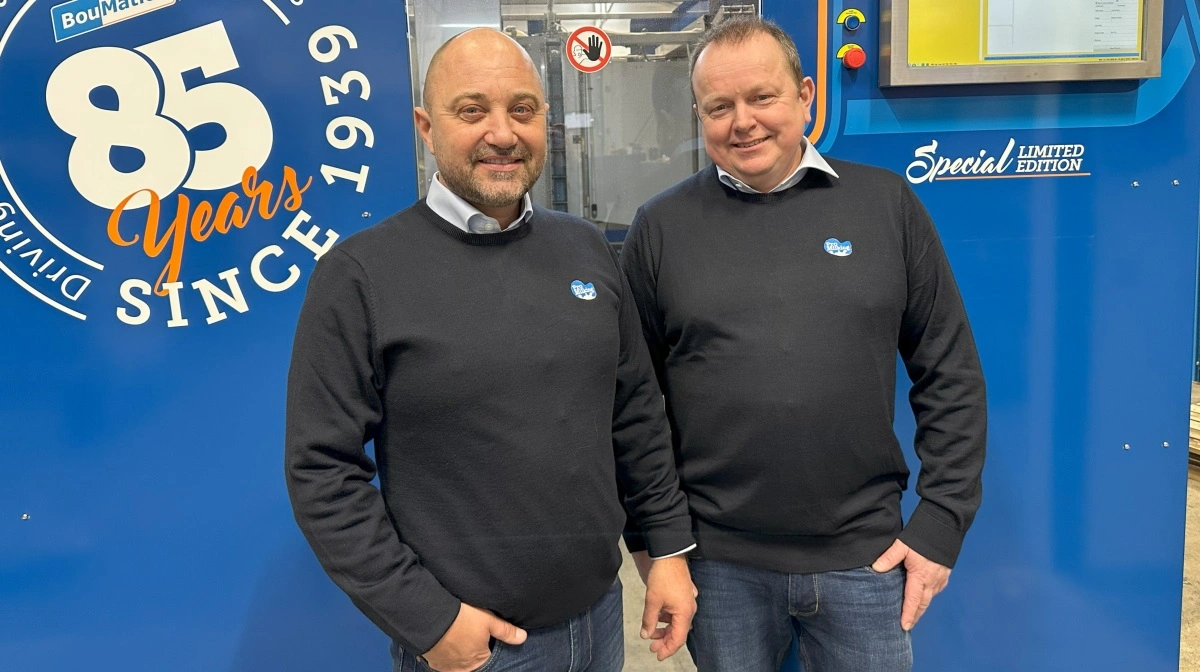 Ole Lindberg (tv.) og Torben Pedersen, medindehaver af ProMilking. Arkivfoto