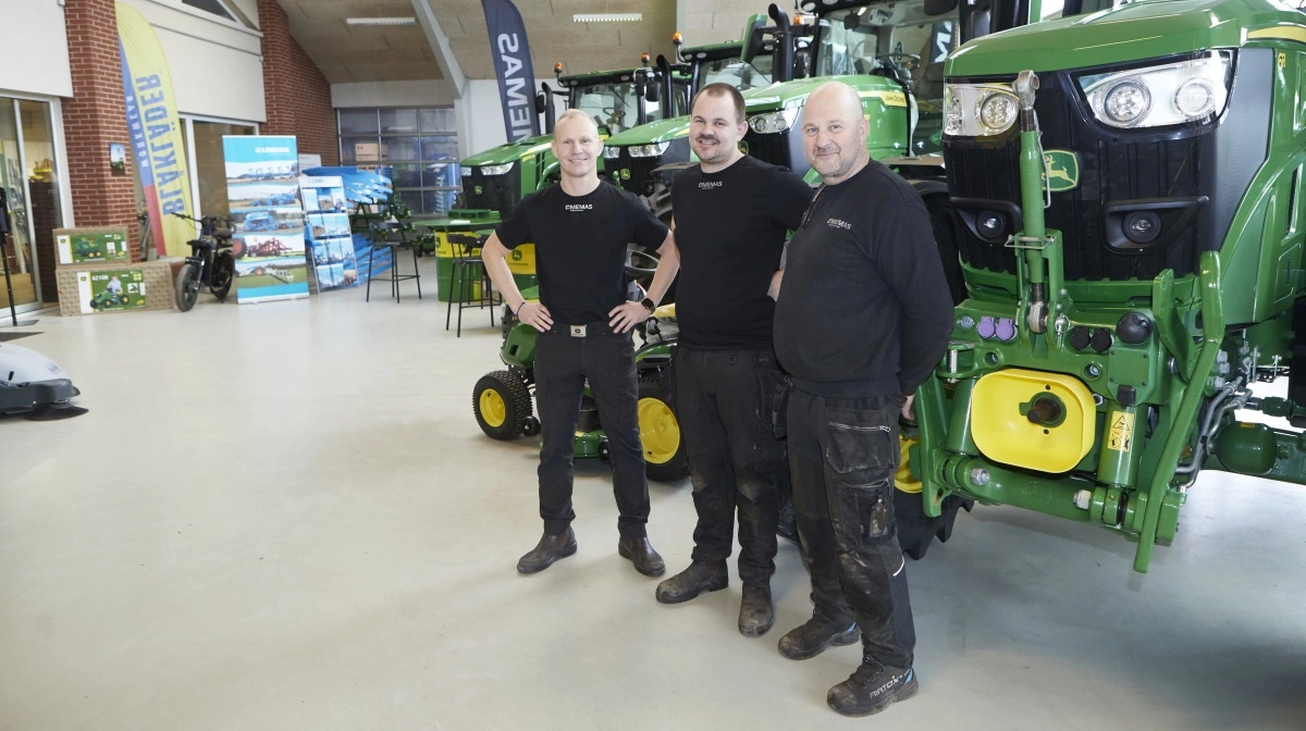 Memas er kommet fantastisk fra start i 2026. Her ses fra venstre Brian Bay Christensen, Anders Poulsen og Torben Poulsen. Arkivfoto