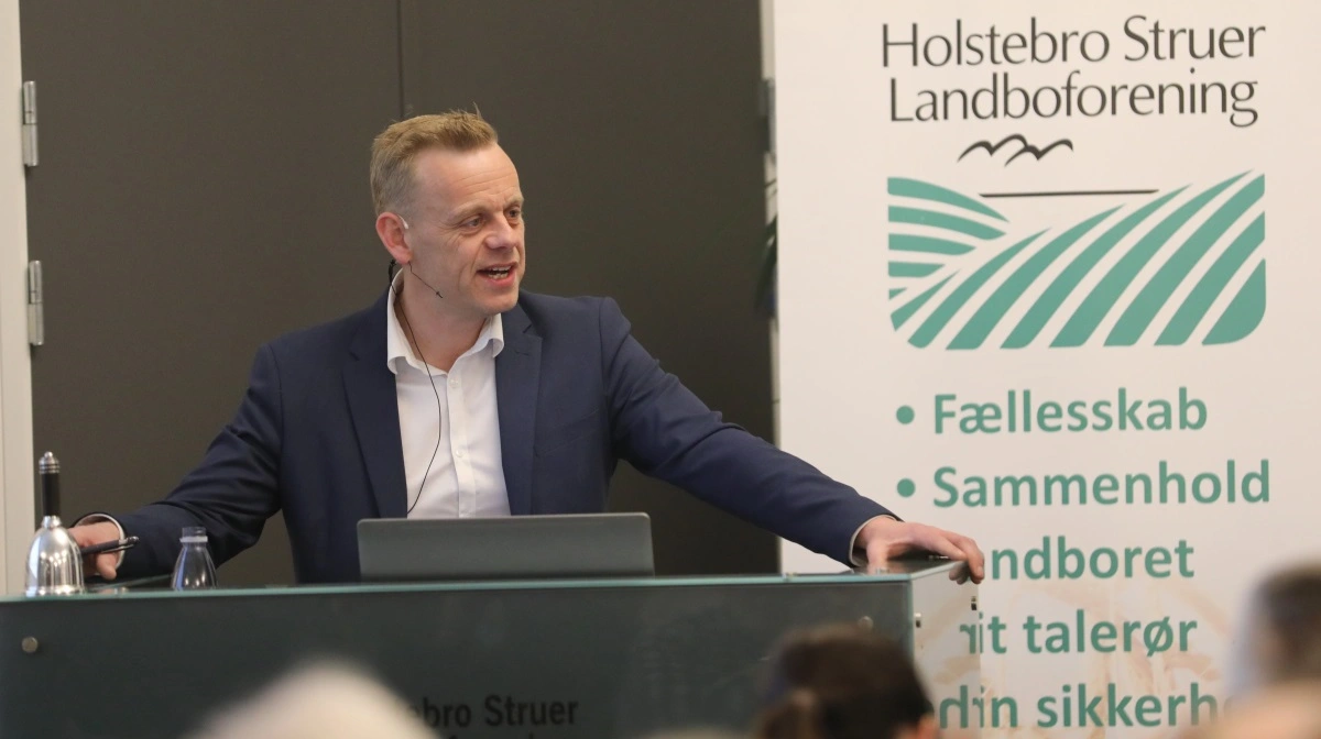 Formand Anders Nørgård gik fra starten til stålet i sin beretning. 