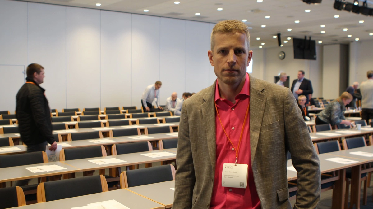 - Hvis man ikke ønsker svineproduktion i Danmark, må vi finde den bedste måde at håndtere det på, siger Jeppe Bloch Nielsen, formand for Danske Svineproducenter. Arkivfoto: Anne Wolfenberg