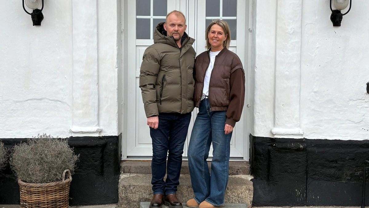 Betina og Klaus Jørgensen er ægproducenter på deres ejendom Boldinggård mellem Esbjerg og Holsted. Pressefotos