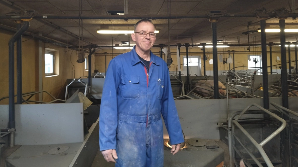 Jørn Elgård oplever et markant fald i dødfødte pattegrise efter introduktionen af Livelle Topdress i besætningen på Vandågaard. PR-Fotos