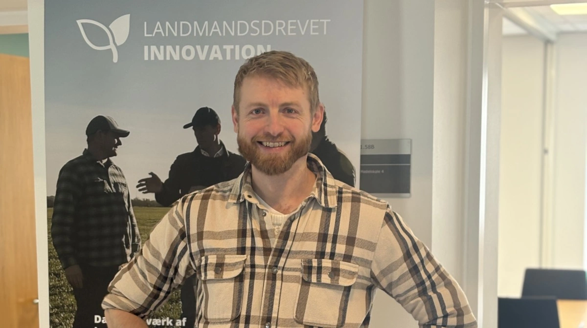 Henrik Knudsen har blandt andet bidraget til projektet med en idé om at så en divers efterafgrødeblanding i hvede i det tidlige forår, som han skal i gang med at afprøve. Foto: Agrovi
