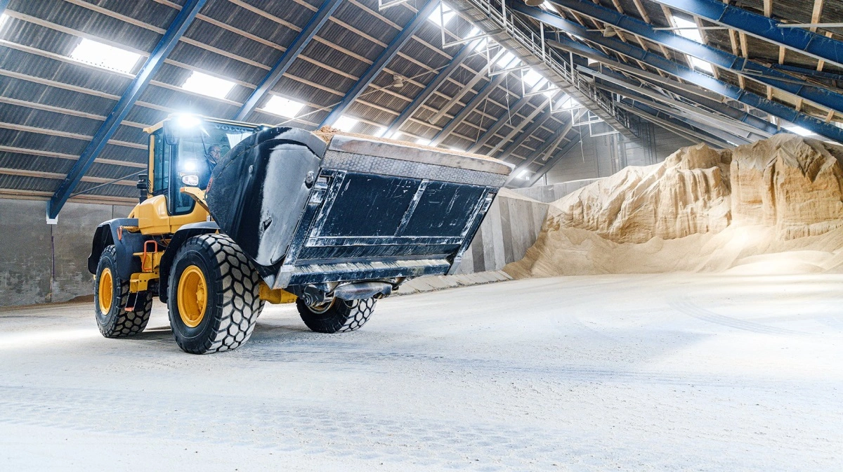 Vestjyllands Andel udvider med 6 haller i Vildbjerg for mere foderkapacitet, stordriftsfordele og øget kornindgang. Foto: Vestjyllands Andel