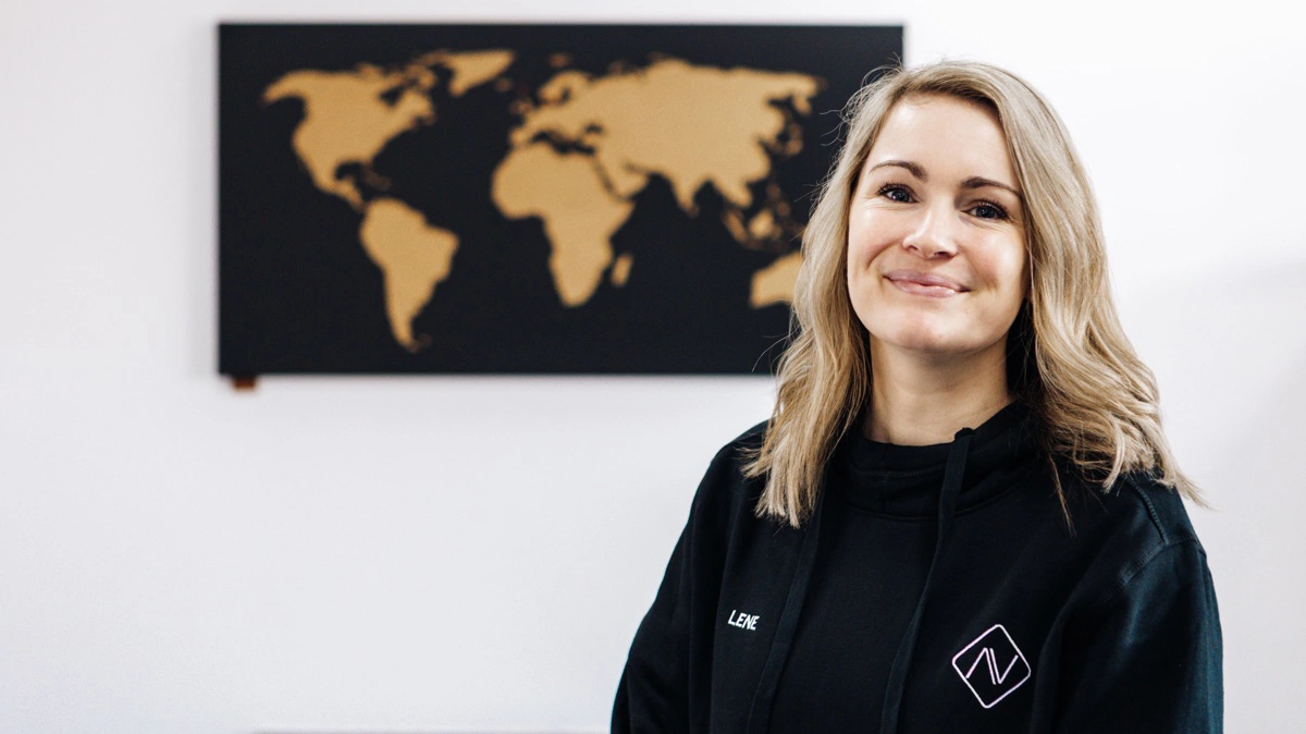 Lene Bergmann Mortensen driver Noovall med sin mand Dan Bergmann Mortensen.