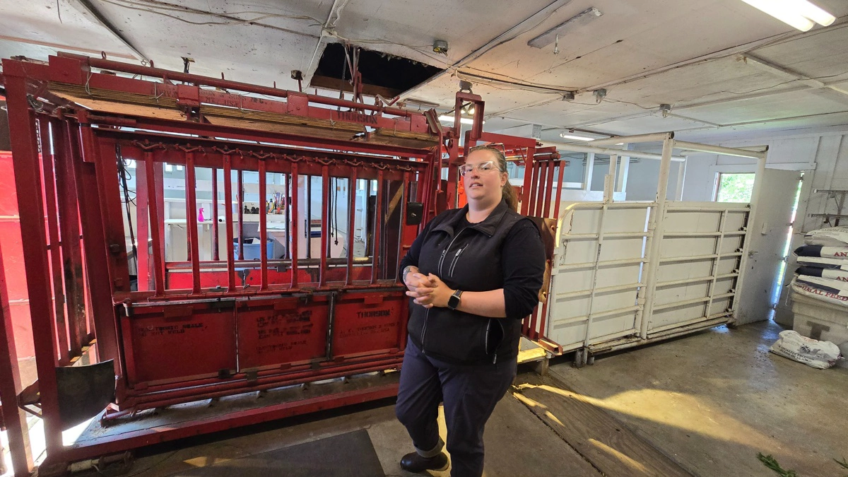 Anlægget til klovpleje.