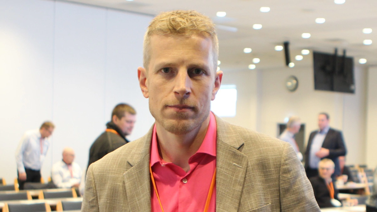 Formanden for Danske Svineproducenter, Jeppe Bloch Nielsen. Arkivfoto