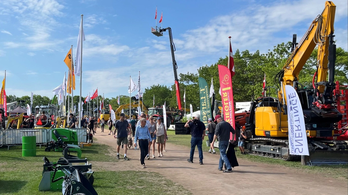 Maskinudstillingen på Roskilde Dyrskue bliver i 2026 rekordstor. Arkivfoto: Jesper Hallgren