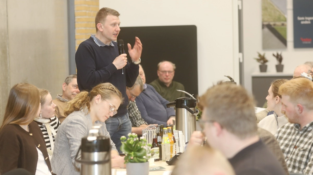 - Heldigvis bliver det ikke umoderne at spise. Spørgsmålet er blot, hvad det bliver for fødevarer, vi skal producere, lød det fra Morten Stockholm ved de unges bord på Centrovice-generalforsamlingen.  