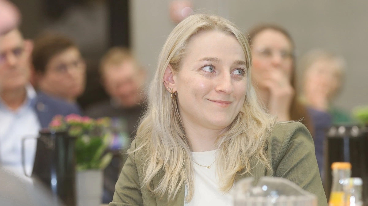 - Jeg håber, I bakker stærkt op, lød appellen fra dyrskuechef Natasja Skovgaard på Centrovice-generalforsamlingen. Foto: Erik Hansen