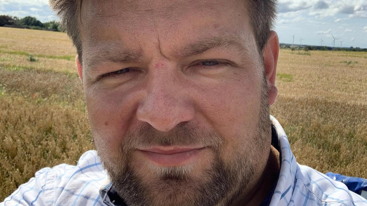 Driftsleder Thorsten Pedersen, Christiansminde Hinnerup ApS, deltager i projektet Landmandsdrevet Innovation.
