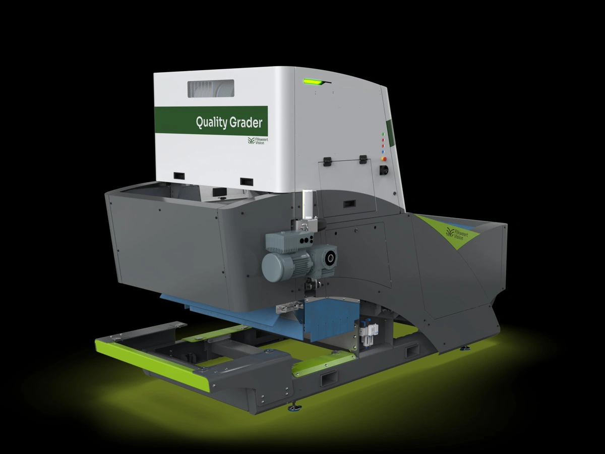 Sorteringsanlægget kan fås i bredder på 1,0 eller 1,5 meter og kan håndtere op til 20 ton i timen. 