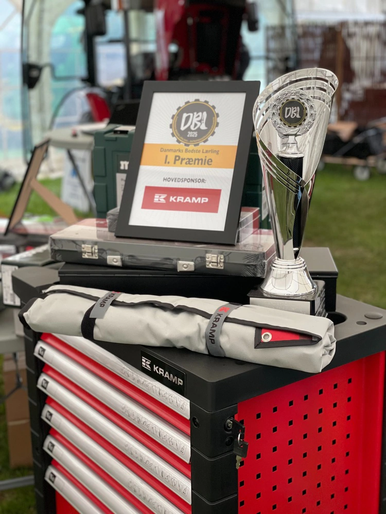 Kramp var også sponsor sidste år, hvor virksomheden markerede 10-års jubilæum som sponsor af Danmarks Bedste Lærling-konkurrencen.