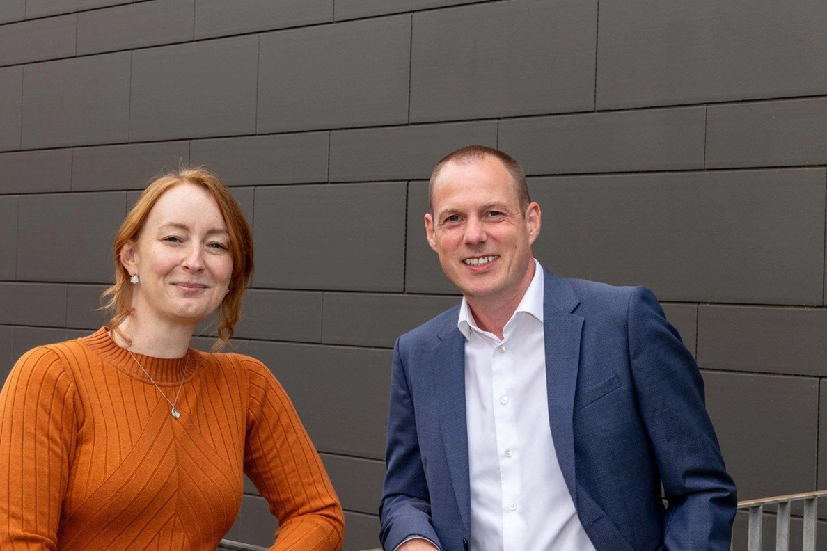 Stifterne af Wagner & Valentin ApS, Tine Valentin og Michael Wagner. Foto: Wagner & Valentin