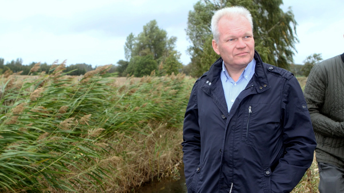 Godsejer Lars Hvidtfeldt har sammen med sin kone investeret 23,5 millioner kroner i 80 hektar jord ved Nykøbing Falster. Arkivfoto