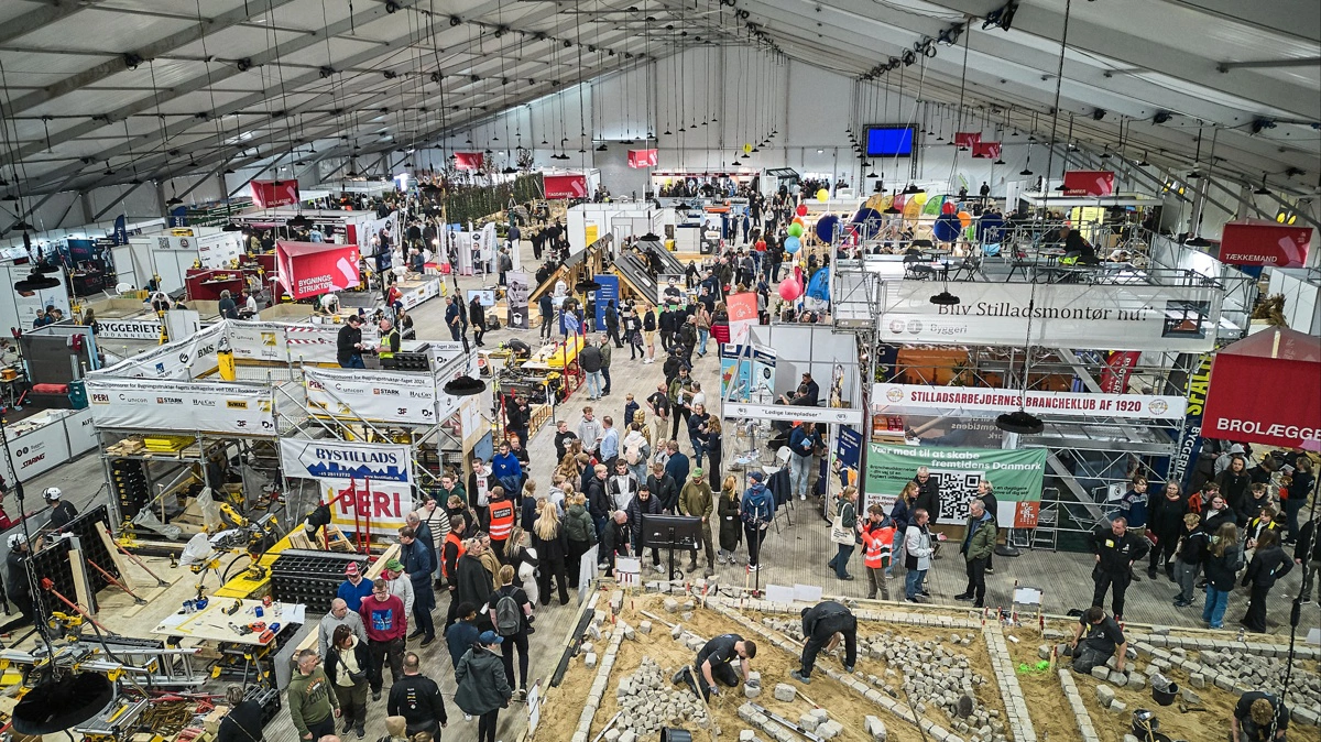 Sådan så konkurrenceteltet ud ved DM i Skills i Roskilde i 2024. 