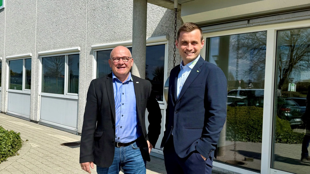 Anders Peter Jensen (tv.) og Jonas Broholm til (th.) står i spidsen for LVK, som nu sætter kurs mod en ny strategisk fase. Foto: LVK