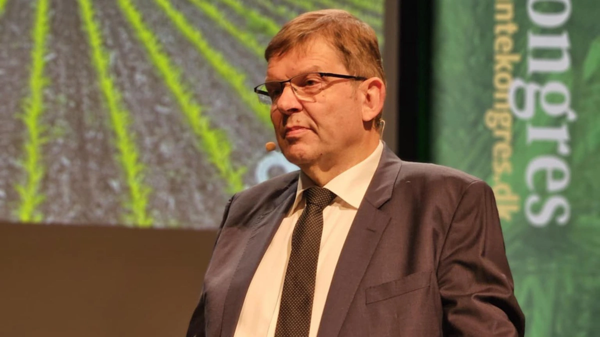 Torben Hansen, der her ses til årets plantekongres, advarer om produktionstab og manglende alternativer efter forbuddet mod propyzamid. Arkivfoto: Henriette Lemvig