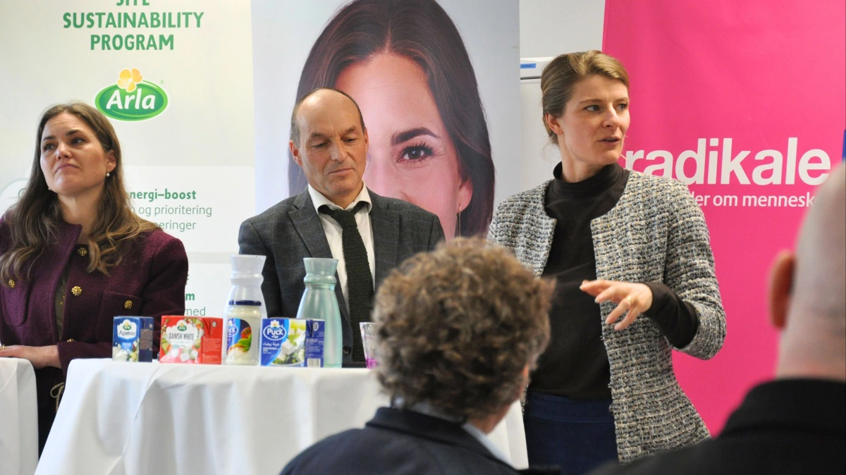 Vælgermøde på Bislev Mejeri op til Folketingsvalget arrangeret af Agillix og Fødevareforbundet NNF.