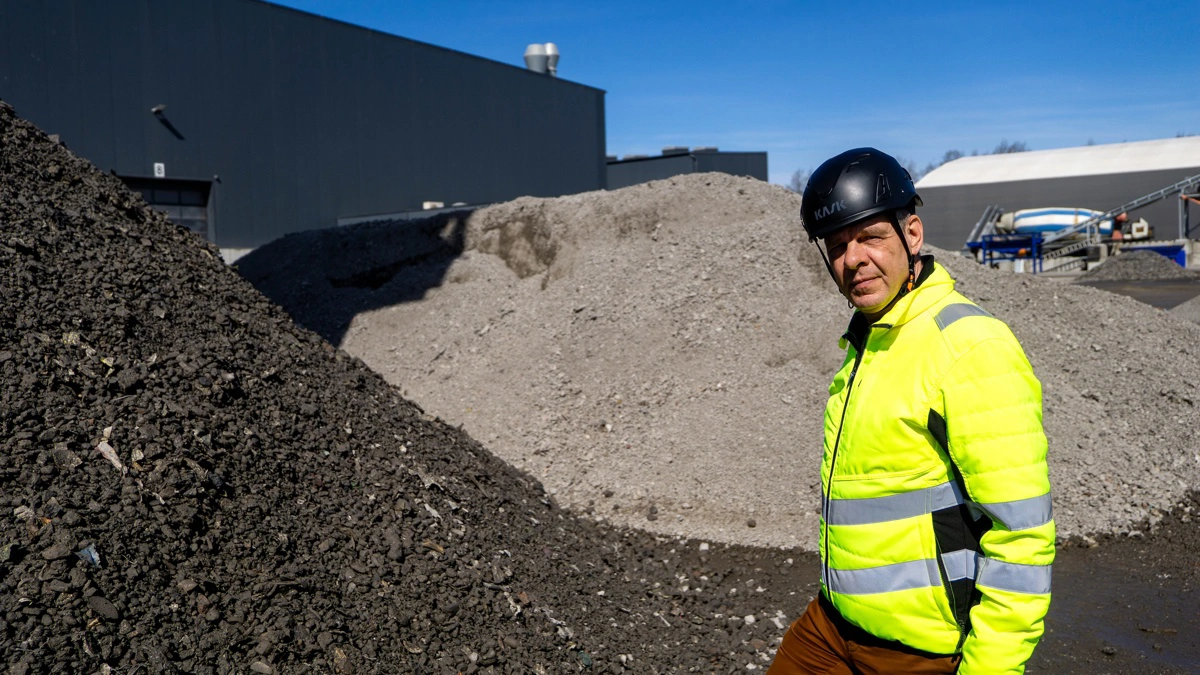 Frank Sandgaard er driftsdirektør i Blue Phoenix Denmark IBA Sustain, som tidligere var en del af Meldgaard. Fotos: Søren Nørgaard