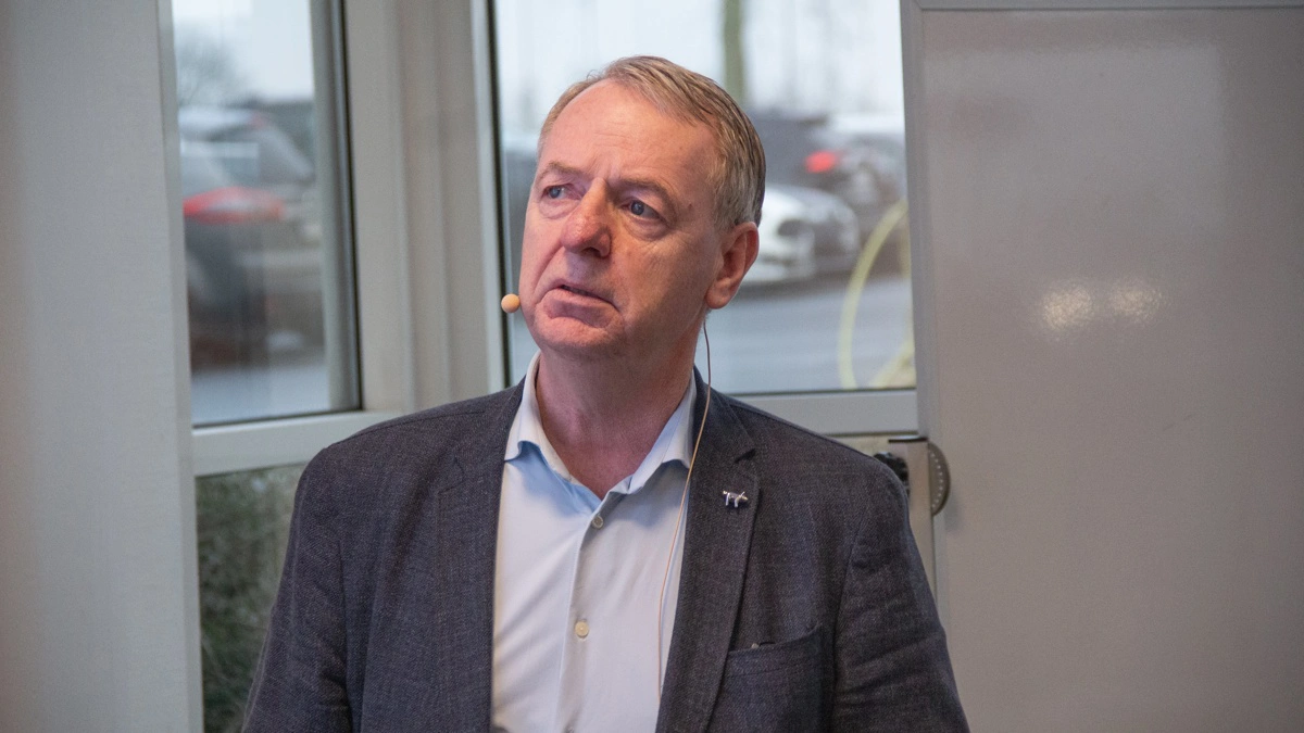 - Vi har i Danish Crown forbedret vores konkurrencekraft, men vi har stadig et stort uforløst potentiale, som vi tror på, vi kan indfri, siger koncerndirektør Niels Ulrich Duedahl. Arkivfoto: Morten Ipsen