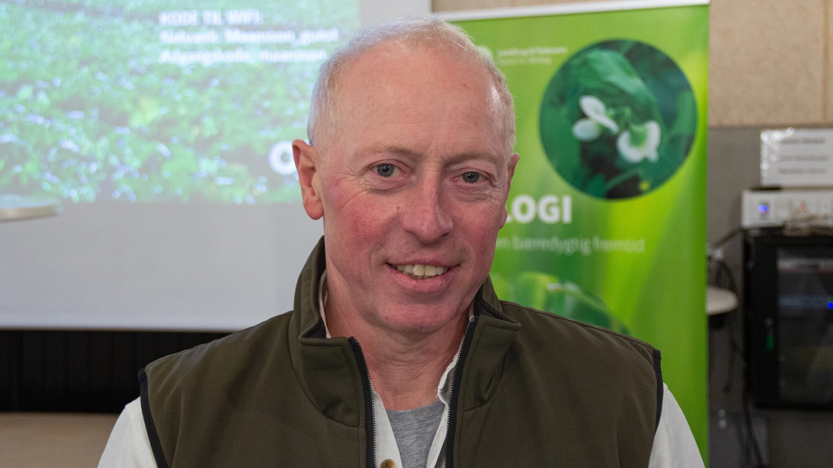 Hans Erik Jørgensen, formand for økologisektionen i Landbrug & Fødevarer, glæder sig over regeringens fortsatte fokus på økologi, men understreger, at øget produktion skal følges af større efterspørgsel, hvis økologernes økonomi skal hænge sammen. Arkivfoto: Morten Ipsen