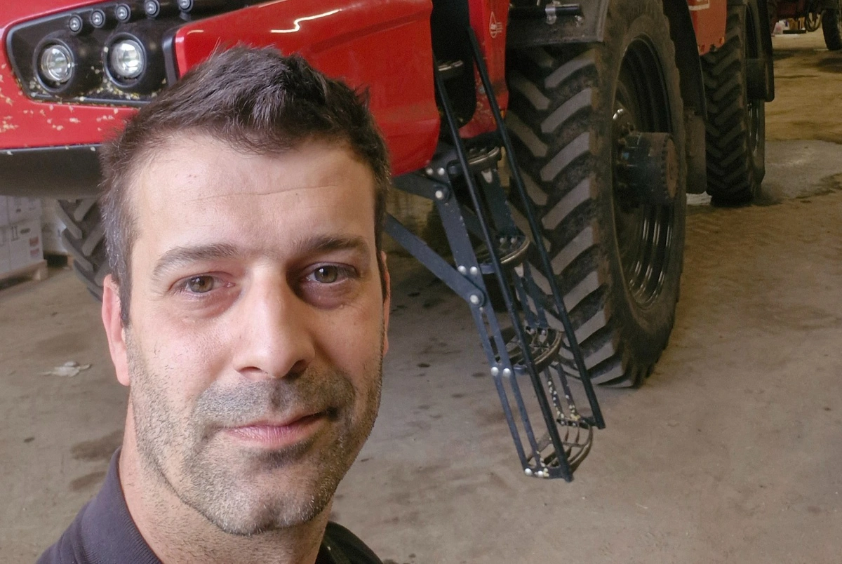 Agrifac-sprøjten er bedre end Han van Heesch havde forventet. 