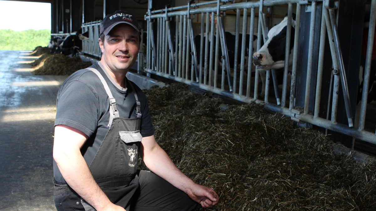 - Det værste af det hele var bevidstheden om, at det var noget, jeg havde forårsaget - at det var noget, jeg havde puttet i deres foder, der gjorde mine dyr syge, siger mælkeproducent Jørgen Schmidt om brugen af Bovaer sidste efterår, der forårsagede syge køer, og køer, der »eksploderede« og døde.  Fotos: Anne Wolfenberg
