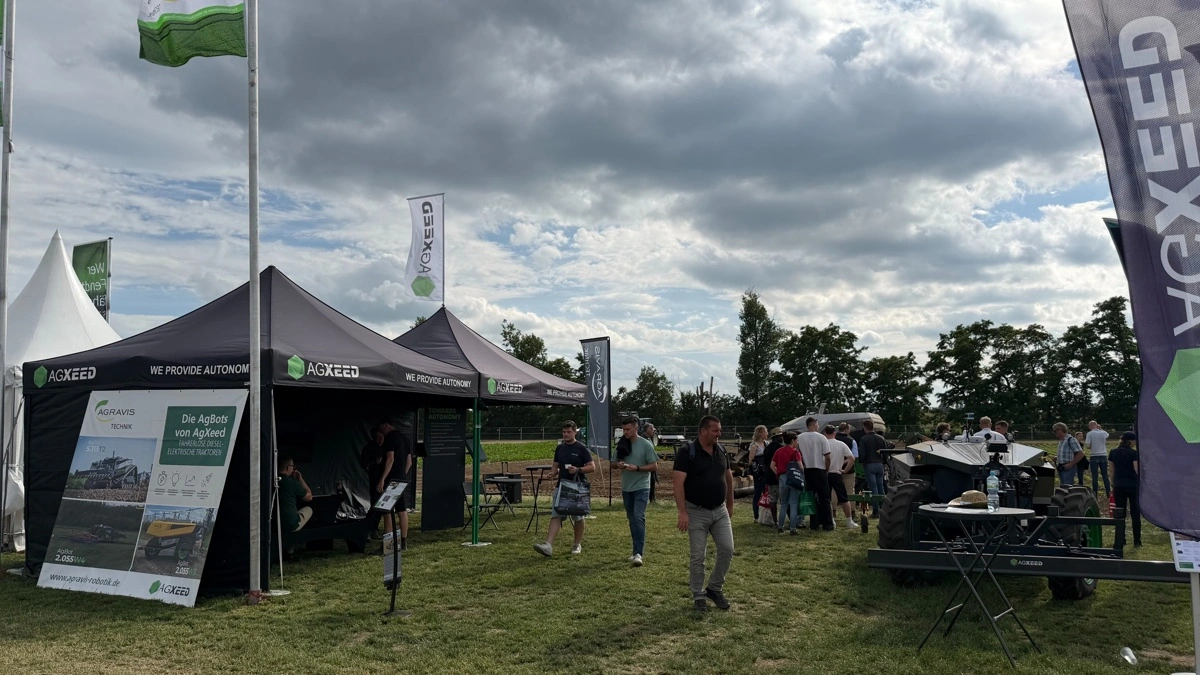 AgXeeds stand på DLG Feldtage tiltrak sig væsentlig opmærksomhed. Her fortalte man blandt andet om mulighederne i dataplatformen TraXwise. 