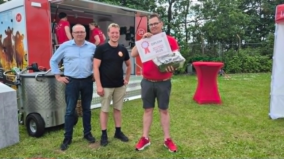 Lely Center Herrup modtog prisen for skuets bedste store stand.