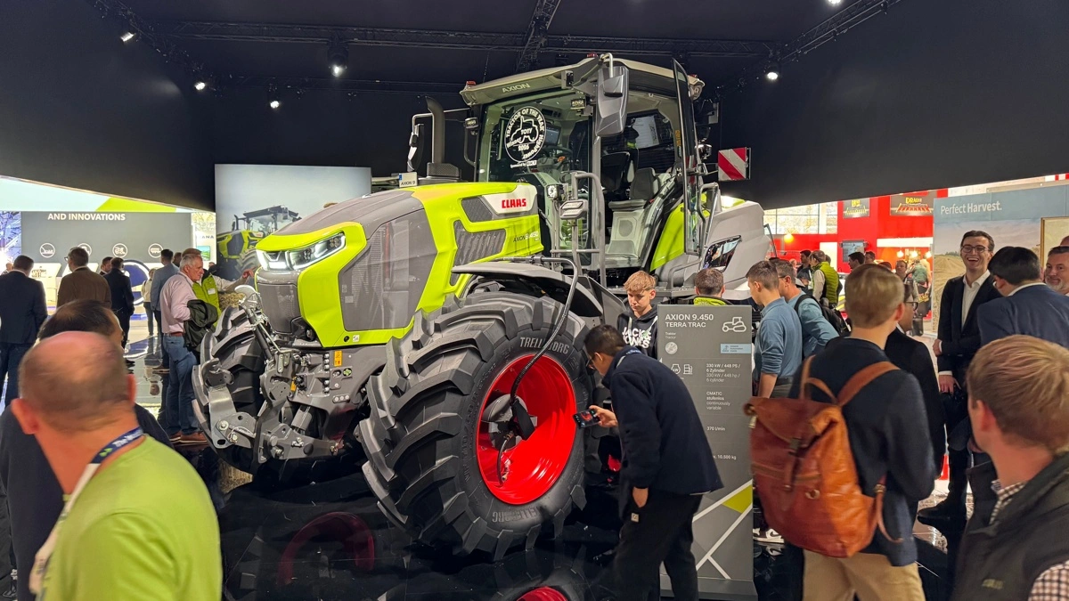 Ved seneste kåring løb Claas Axion 9.450 Terra Trac med sejren i »Tractor of the Year HighPower 2026«, mens Fendt 516 Vario vandt »Tractor of the Year MidPower 2026«. Arkivfoto: Kasper Stougård