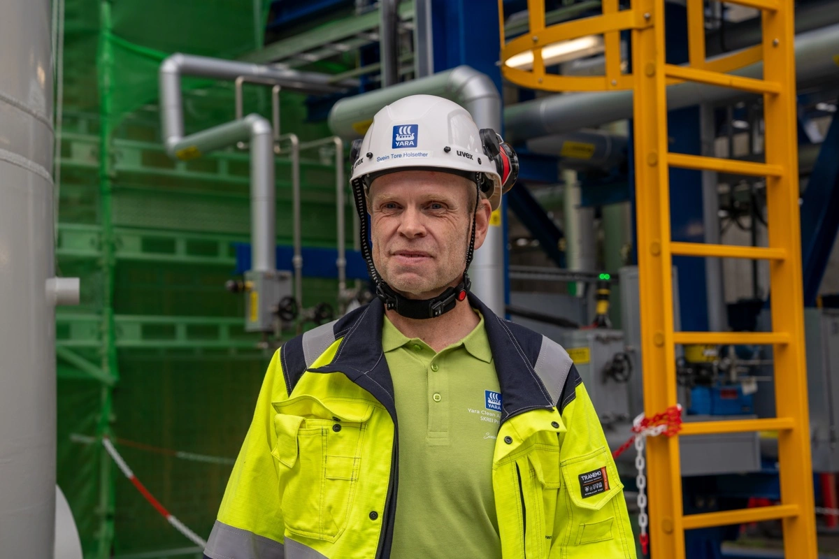 Koncernchef i Yara, Svein Tore Holsether.
