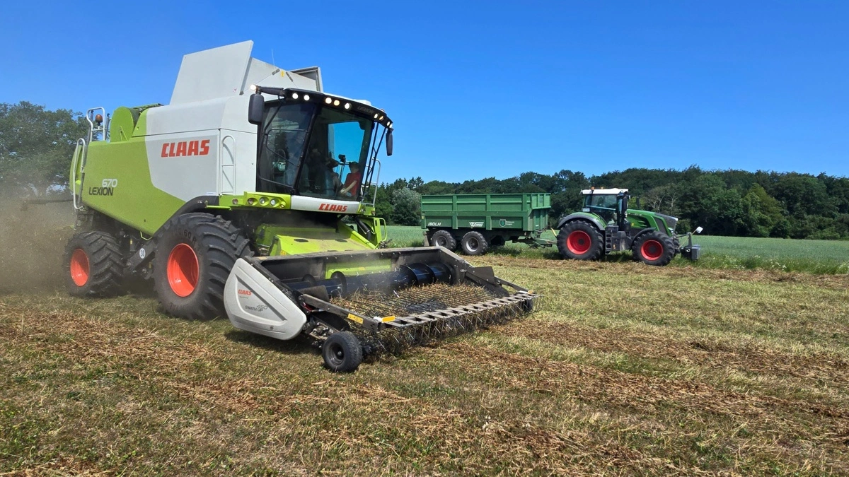 Herringegaards Claas Lexion 670 kører upåklageligt på 6. sæson.