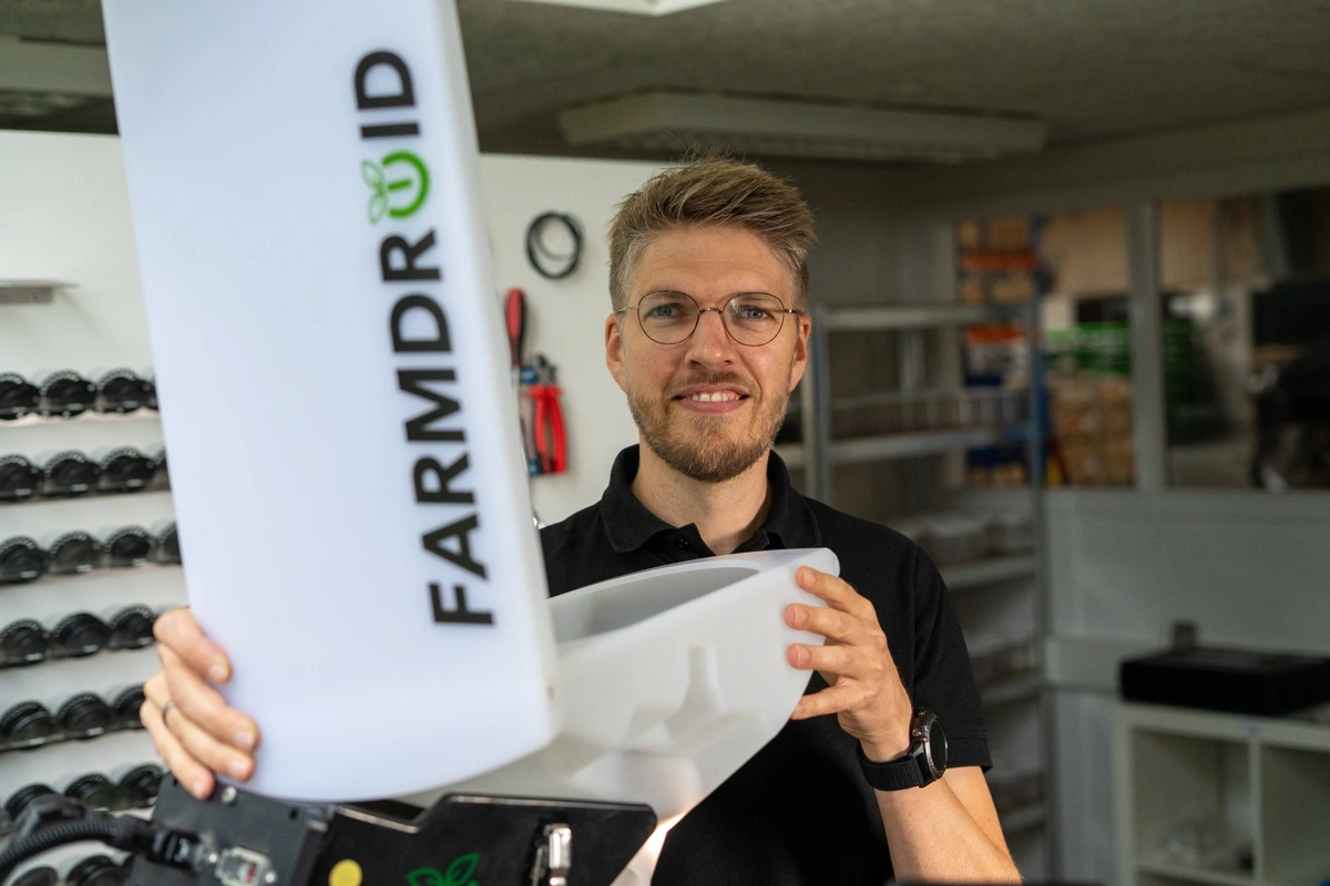 Adm. direktør i FarmDroid, Kristian Warming, vurderer, at selskabet ramte bunden i 2025, mens bedre salg og en ny robotplatform skal drive fremtidig vækst. Arkivfoto